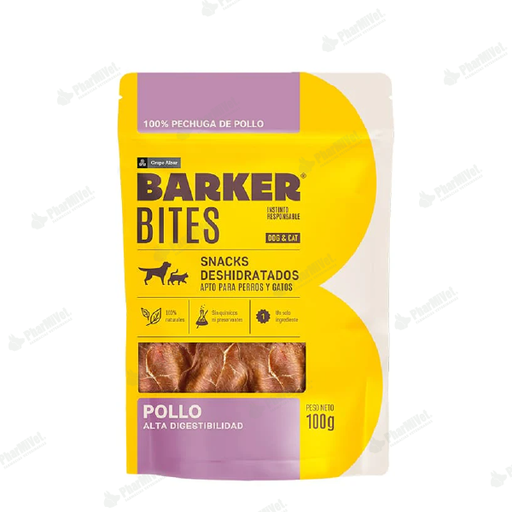 [8680304020] BARKER BITES POLLO X 100 GR