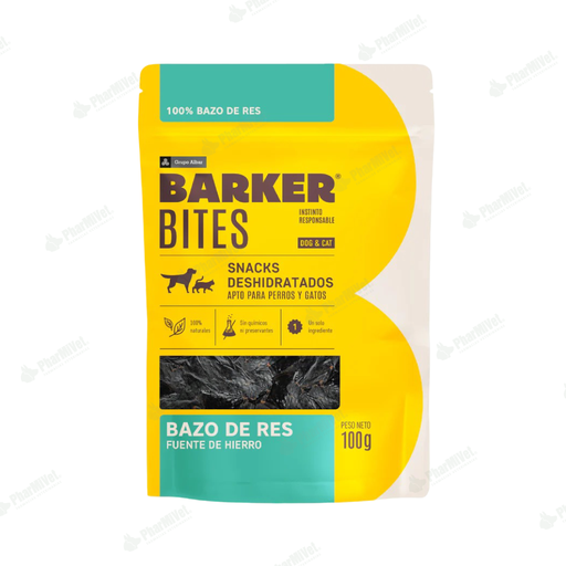 [8680304022] BARKER BITES BAZO DE RES X 100 GR