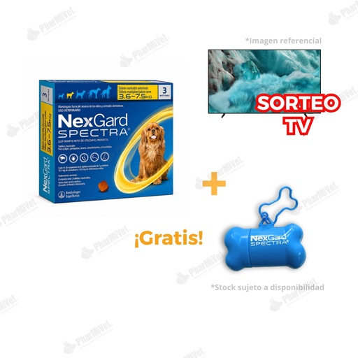 [81010101083] NEX GARD SPECTRA (S)  3.5-7.5 KG X 3 TAB