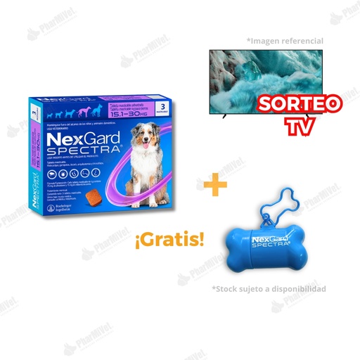 [81010101081] NEX GARD SPECTRA (L) 15.1-30 KG X 3 TAB