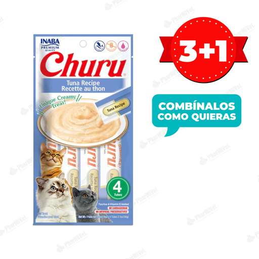 [81040404026] CHURU TUNA RECIPE  X 4 TUBOS (601)