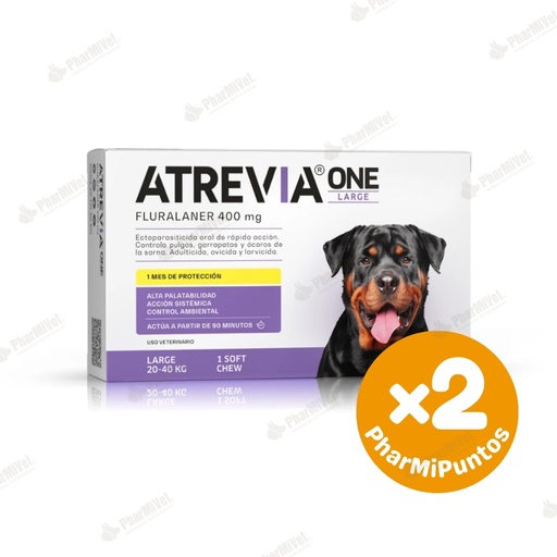 [81010101017] ATREVIA ONE LARGE DE 20 - 40 KG X 1 TAB