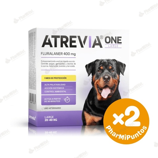 [81010101018] ATREVIA ONE LARGE DE 20 - 40 KG X 4 TAB