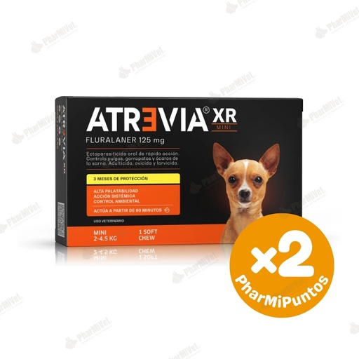 [81010101031] ATREVIA XR MINI DE 2 - 4.5 KG X 1 TAB