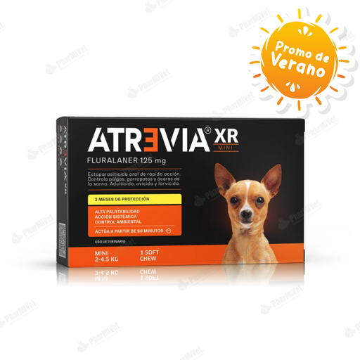 [81010101031] ATREVIA XR MINI DE 2 - 4.5 KG X 1 TAB