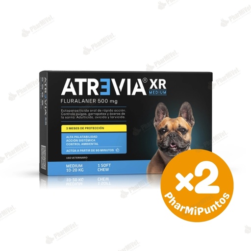 [81010101028] ATREVIA XR MEDIUM DE 10 - 20 KG X 1 TAB