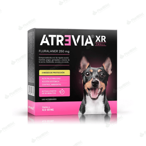 [81010101035] ATREVIA XR SMALL DE 4.5 - 10 KG X 4 TAB