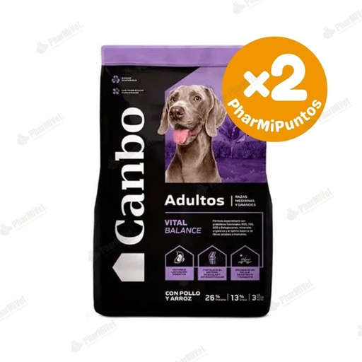 [81040303009] CANBO BALANCE POLLO ADULTO RZ M/G X 3 KG
