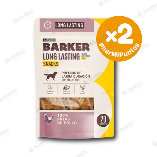 [81040405014] BARKER LONG LASTING PATAS DE POLLO X 20 UND