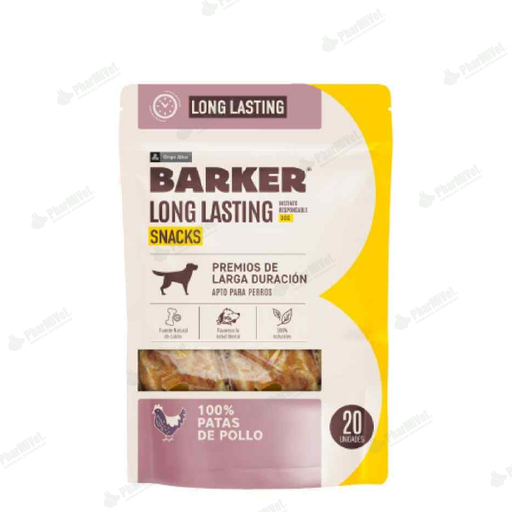 [8680304033] BARKER LONG LASTING PATAS DE POLLO X 20 UND