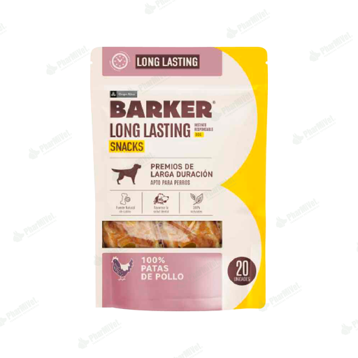 [8680304033] BARKER LONG LASTING PATAS DE POLLO X 20 UND