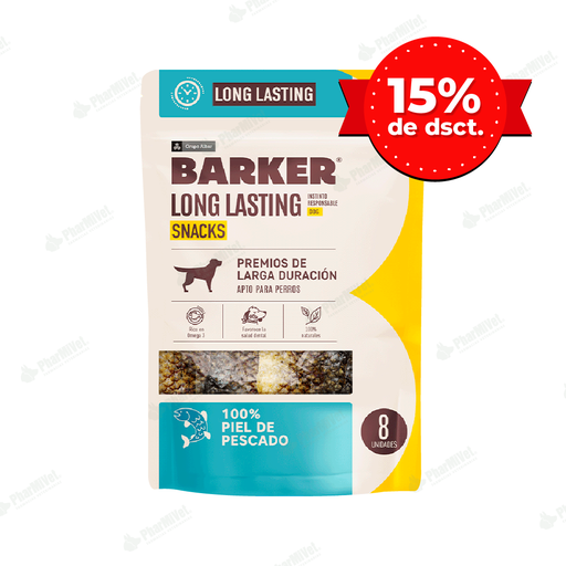 [8680304034] BARKER LONG LASTING PIEL DE PESCADO X 8UN