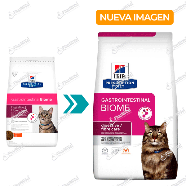 [81040301029] HILL'S FELINE GASTROINTESTINAL BIOME X 1.8 KG