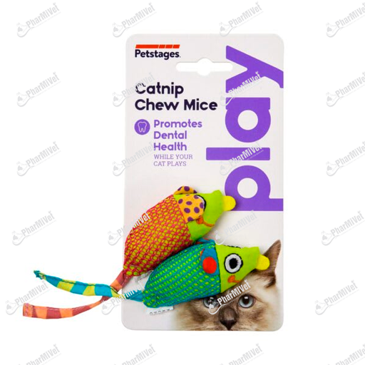 [8270602042] CATNIP CHEW MICE - PESTAGES (327)