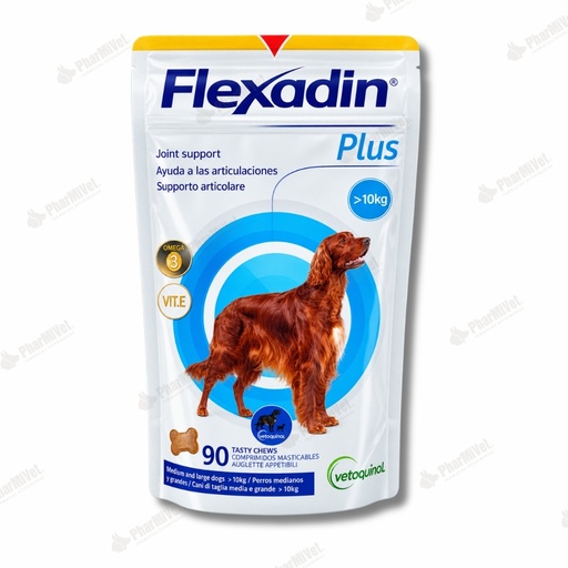 [81010107025] FLEXADIN PLUS PERRO MAS DE 10 KG X 90 TAB