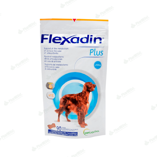 [8130107021] FLEXADIN PLUS PERRO MAS DE 10 KG X 90 TAB