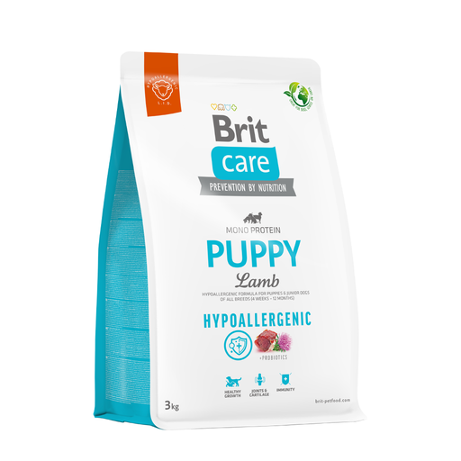 [81040302032] BRIT CARE DOG HYPOALERGENIC PUPPY LAMB X 3 KG