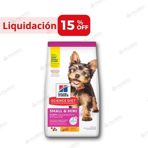 [82040303187] LIQUIDACION: HILL'S SD PUPPY SMALL PAWS CHICKEN 4.5 LB X 2 KG
