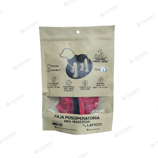 [81010206016] FAJA POSOPERATORIA HEMBRA TALLA 4 (4.5-6 KG)