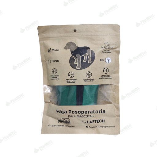 [81010206030] FAJA POSOPERATORIA MACHO TALLA 5 (6-8 KG)