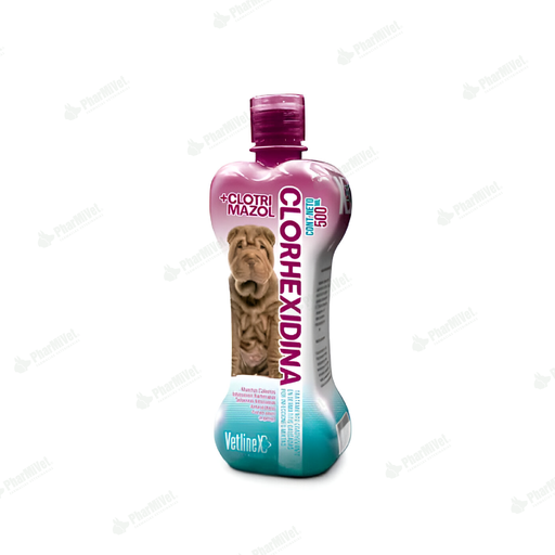[8191502010] SHAMPOO CLORHEXIDINA + CLOTRIMAZOL VETLINEX X 500 ML