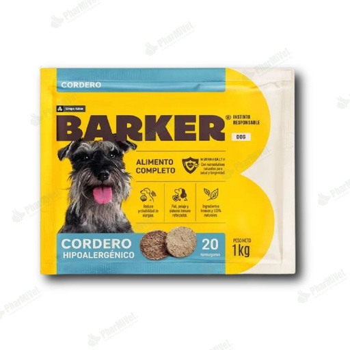 [81040101003] BARKER HAMBURGUESA CORDERO (1 KG) X 20 UND