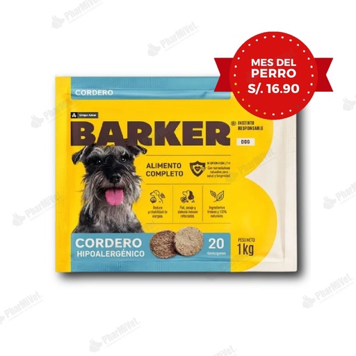 [81040101003] BARKER HAMBURGUESA CORDERO (1 KG) X 20 UND