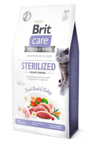 [81040302030] BRIT CARE CAT STERILIZED WEIGHT CONTROL X 2 KG