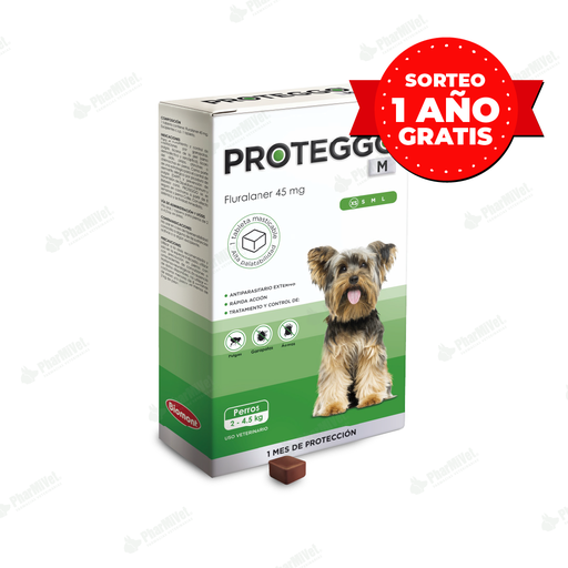 [8010903001] PROTEGGO 1M 45MG DE 2 - 4.5 KG