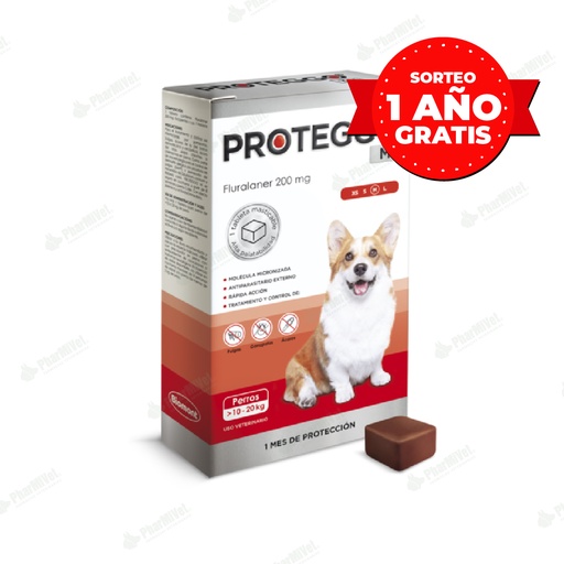 [8010903003] PROTEGGO 1M 200 MG DE 10 -20 KG