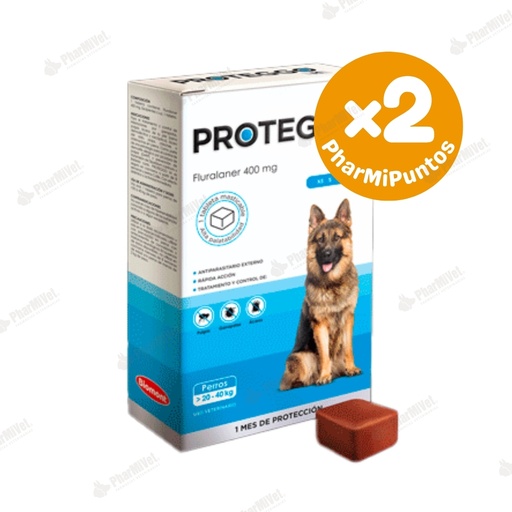 [81010101105] PROTEGGO 1M 400 MG DE 20 - 40 KG