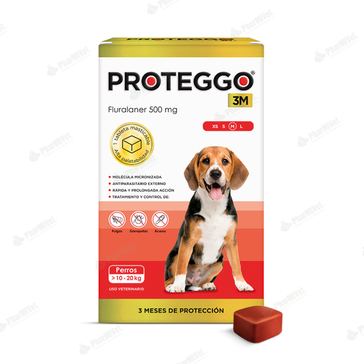 [8P010101110] PROTEGGO 3M 500 MG DE 10 -20 KG