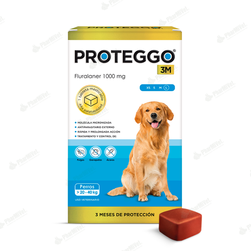 [8010903008] PROTEGGO 3M 1000 MG DE 20 - 40 KG
