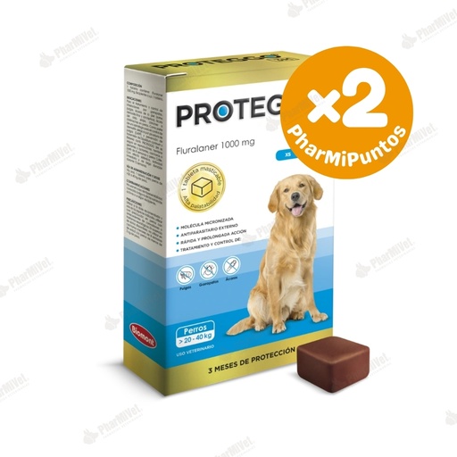 [81010101107] PROTEGGO 3M 1000 MG DE 20 - 40 KG