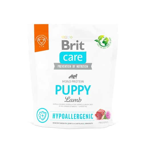 [81040302035] BRIT CARE DOG HYPOALLERGENIC PUPPY LAMB X 1 KG