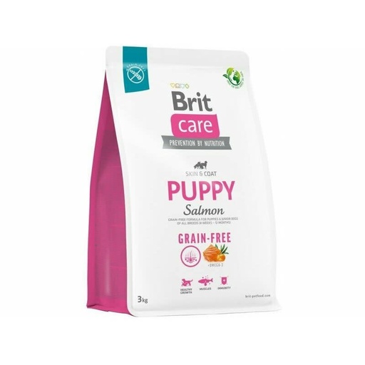 [8P040302038] BRIT CARE GF PUPPY SALMON X 3 KG