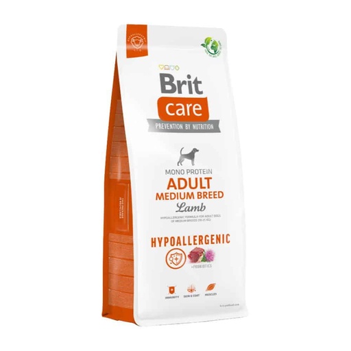 [81040302017] BRIT CARE ADULT MEDIUM BREED LAMB HYPOALLERGENIC X 3 KG