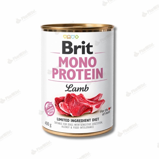 [81040204015] BRIT MONO PROTEIN LAMB 400 GR