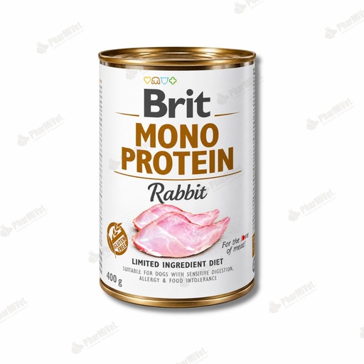 [81040204017] BRIT MONO PROTEIN RABBIT X 400GR