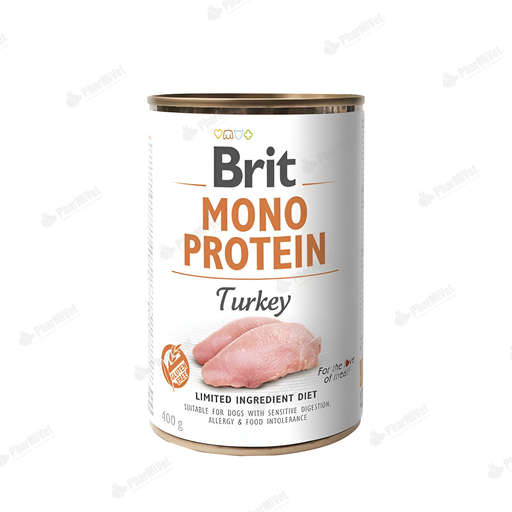 [81040204018] BRIT MONO PROTEIN TURKEY X 400 GR
