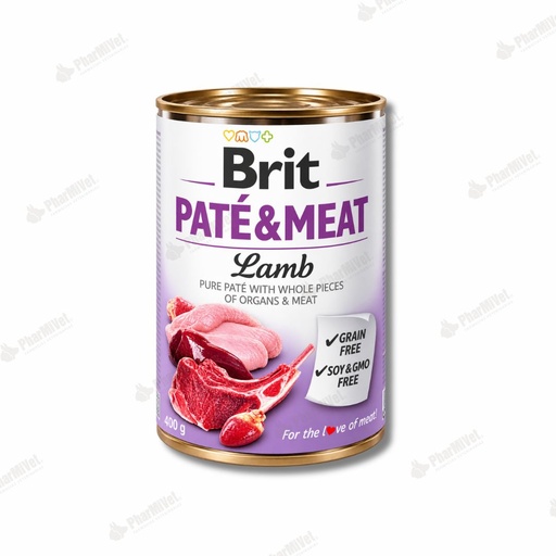 [81040204021] BRIT PATE &amp; MEAT LAMB X 400GR