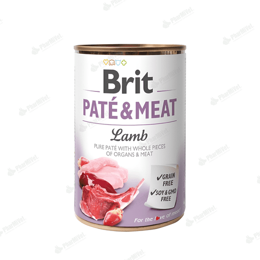 [81040204022] BRIT PATE &amp; MEAT LAMB X 800 GR