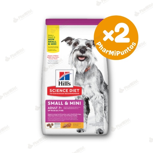 [81040303017] HILL'S SD CANINE ADULT 7+ SMALL &amp; MINI 4.5 LB (2 KG)