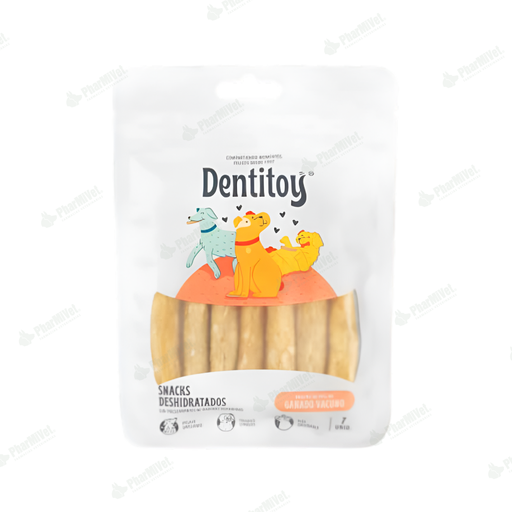 [81040404032] DENTITOY BARRITAS VACUNO X 7 UN