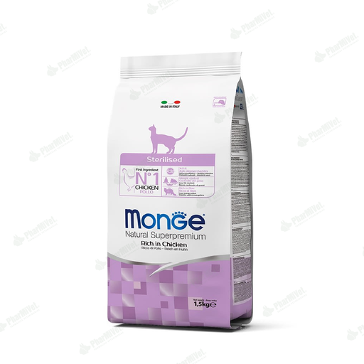[81040303051] MONGE FELINE ADULT STERILISED 1.5 KG