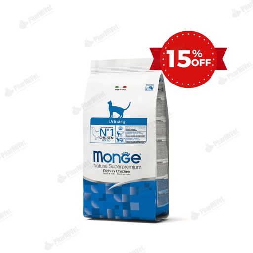 [81040303053] MONGE FELINE URINARY 1.5 KG
