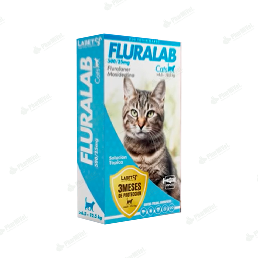 [81010101214] FLURALAB CATS  6.25-12.5 KG (500 MG)