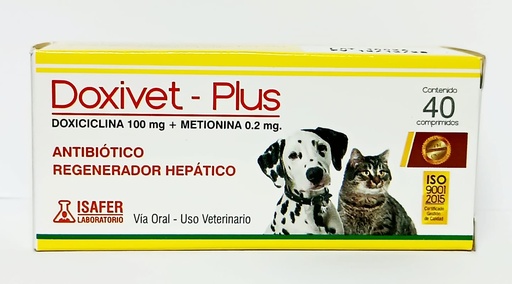 [81020303033] DOXIVET PLUS 100 MG X 40 TAB