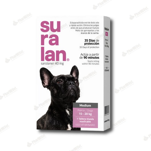 [81010101131] SURALAN MEDIUM X 1 TAB DE 10-20 KG