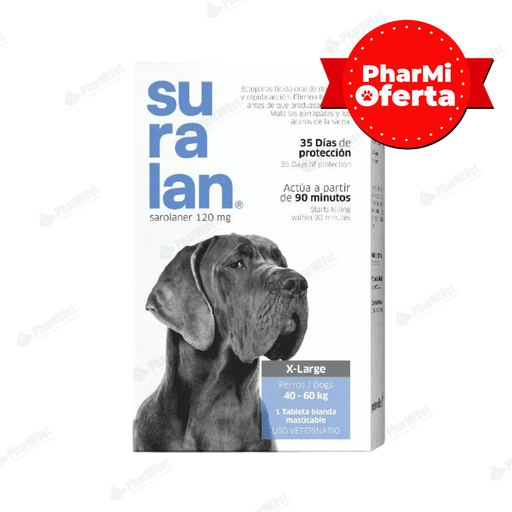 [81010101134] SURALAN X-LARGE X 1 TAB DE 40-60 KG